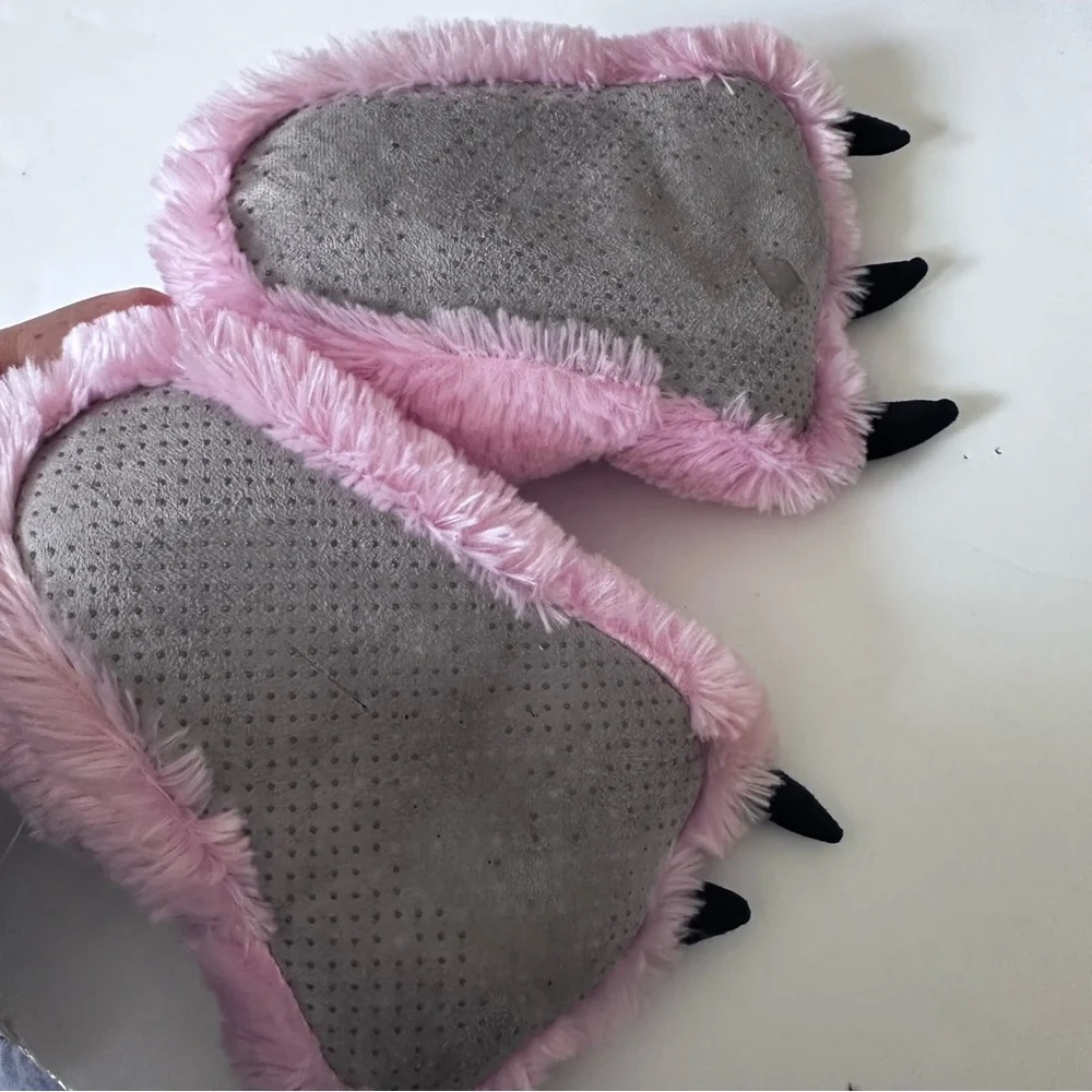 Lazy One Pink Paw Slipper